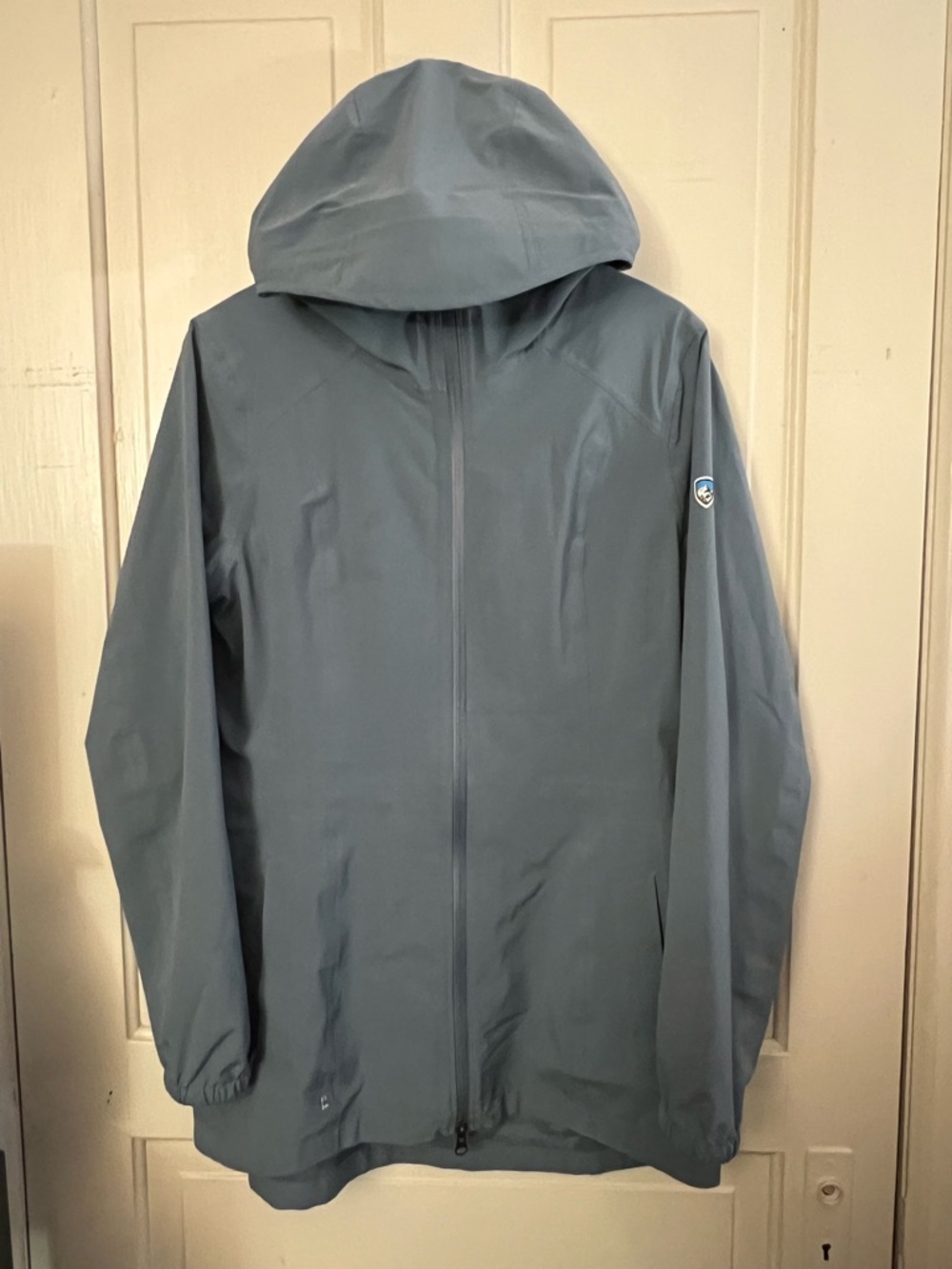 Kuhl Projekt Women’s Windbreaker Hooded Jacket Slate Blue Size Medium